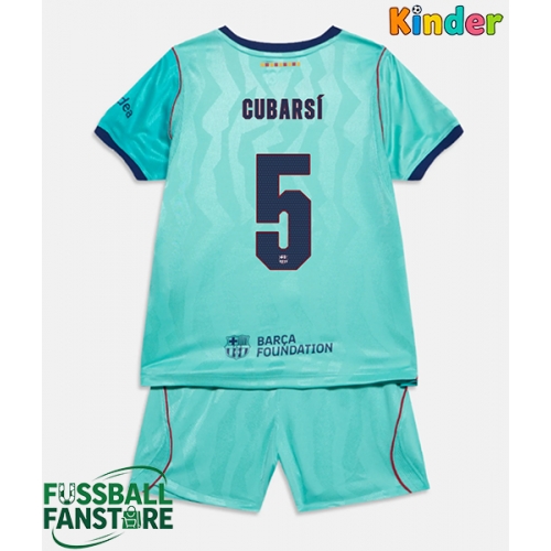 Barcelona Pau Cubarsi #5 Replik 3rd trikot Kinder 2026-27 Kurzarm (+ Kurze Hosen)